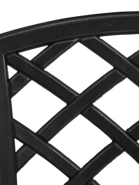 Garden & Outdoor Furniture Sets Living Room Set Pieces Small Balcony Black with Umbrella Holder