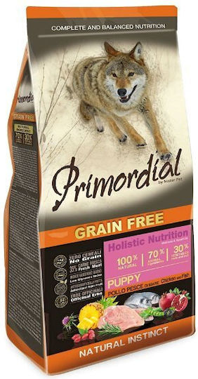 Primordial 12kg Dry Food Grain-Free for Puppies with Chicken