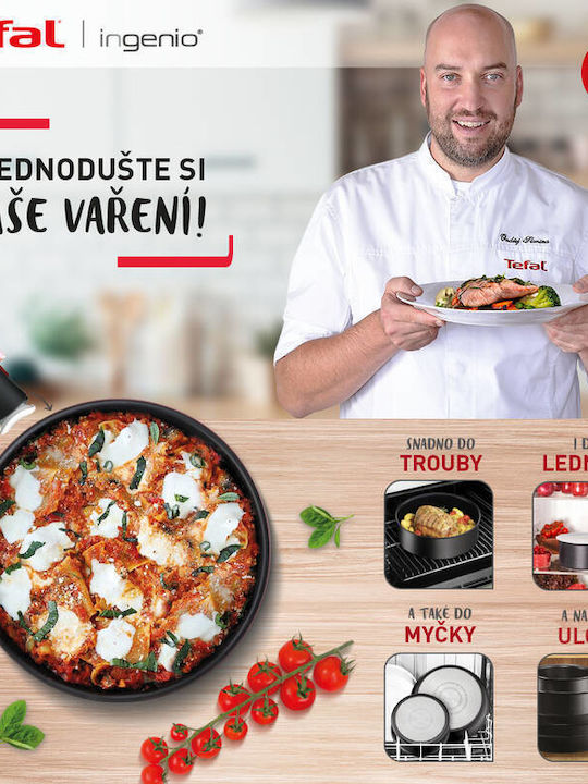 Tefal Ingenio Unlimited Kochgeschirr-Set aus Aluminium mit Antihaftbeschichtung 5 Teile