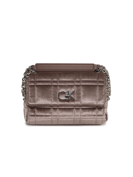 Calvin Klein Damen Tasche Schulter Braun