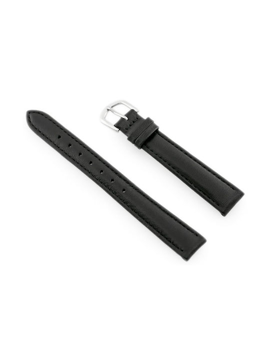 Bisset Leather Strap Black 14mm