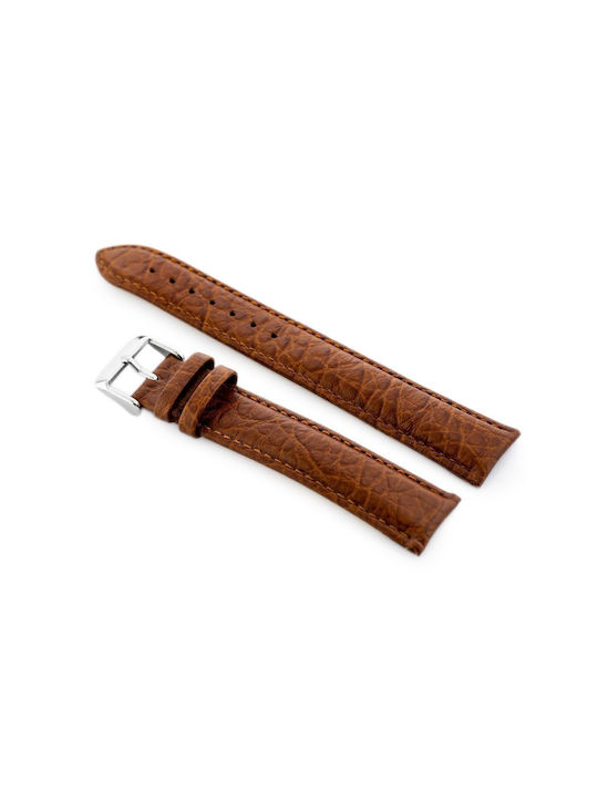 Pacific Leather Strap Brown 22mm