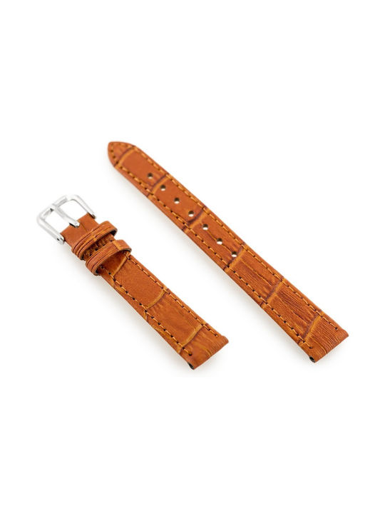 Pacific Leather Strap Brown 12mm