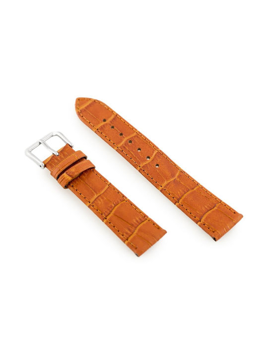 Pacific Leather Strap Brown 22mm