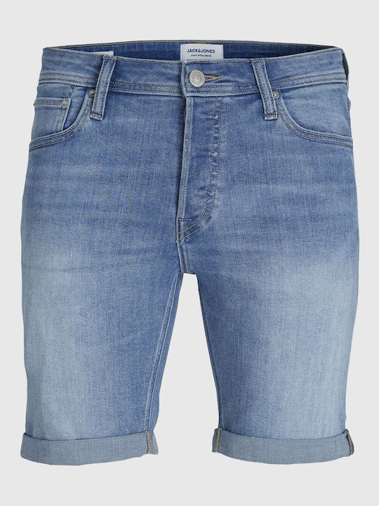 Jack & Jones Jjirick Men's Shorts Jeans Light Blue Denim