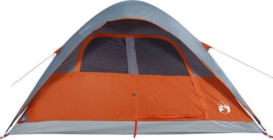 vidaXL Camping Tent Igloo Orange With Double Cloth For 6 People 334x273x190cm