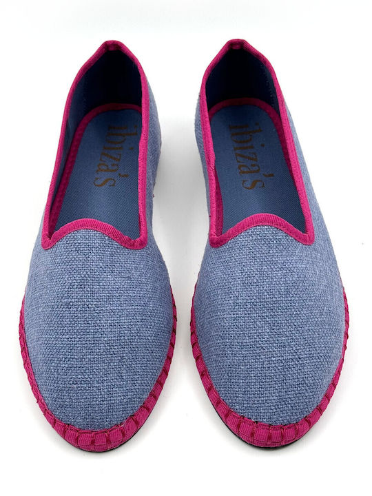 Damen Ballerinas in Blau Farbe