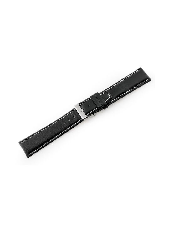 Pacific Leather Strap Black 24mm