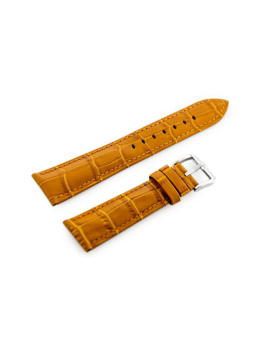 Pacific Leather Strap Brown 22mm