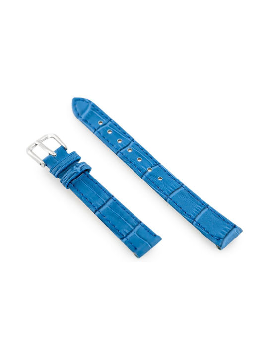 Pacific Leather Strap Blue 14mm