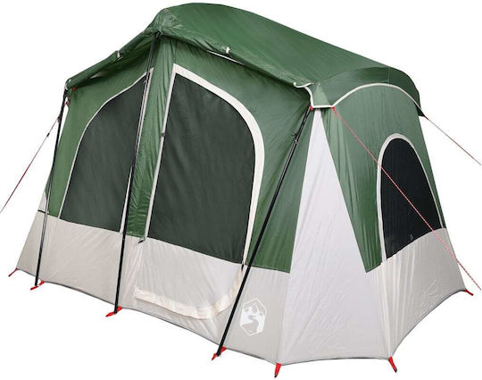 vidaXL Σκηνή Camping Πράσινη για 5 Άτομα 340x297x215εκ.