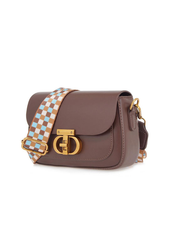 Exe Geantă de damă Crossbody Tabac maro