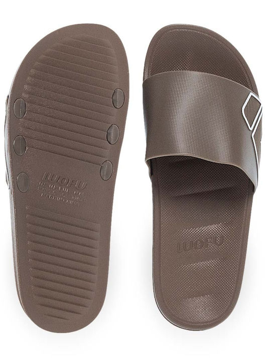 Herren Slides Braun