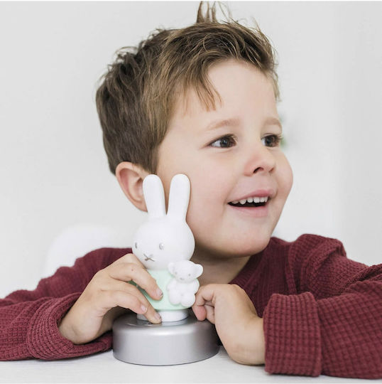 Miffy Led Παιδικό Διακοσμητικό Φωτιστικό Αφής Ασημί 16εκ.