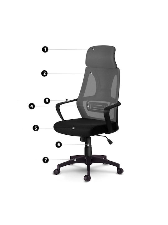 Sofotel Office Chair with Arms Grey