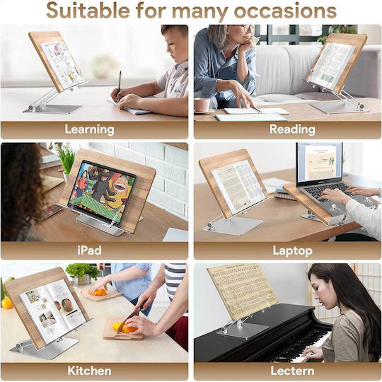Дървена Стойка За Четене Behozel ydj-uk 7x39x26см 1 Брой