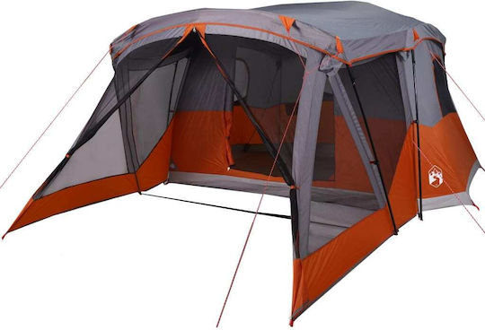 vidaXL Camping Tent Cabin Orange for 4 People 515x370x220cm