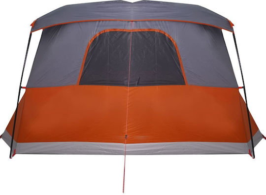 vidaXL Camping Tent Cabin Orange for 4 People 515x370x220cm
