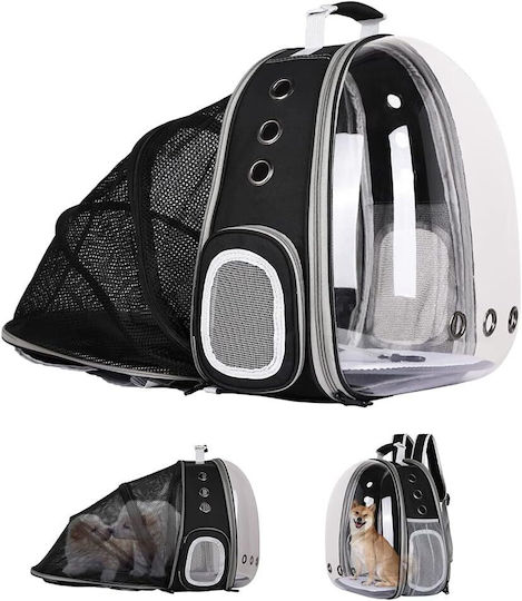 Rucsac pentru transport câine până la 7kg Negru M42xL32cm.