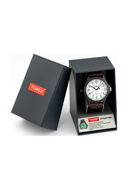 Timex Expedition Ceas Bărbați 33mm Baterie cu Cureaua Textilă Neagră