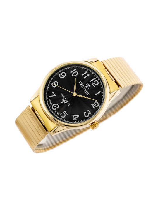 Perfect Watch Battery with Gold Metal Bracelet