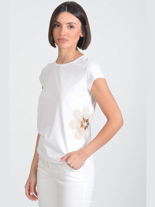 Tweet With Love Damen T-Shirt White