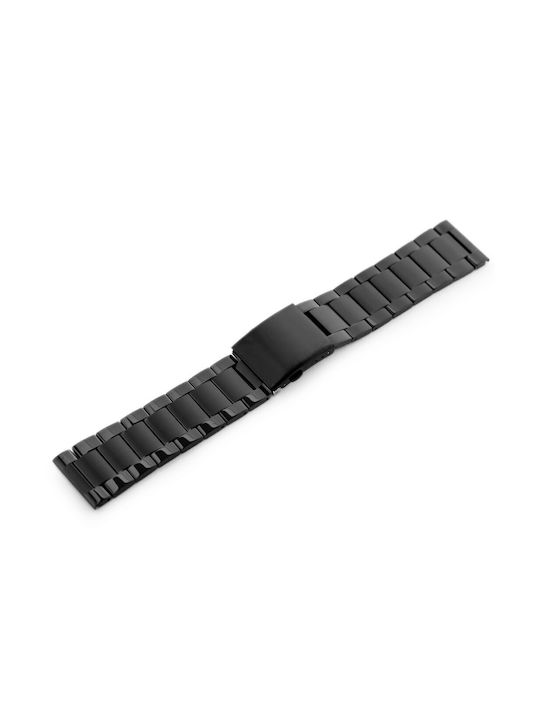 Pacific Metallic-Armband Schwarz 24mm