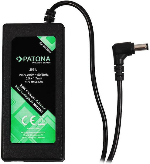 Patona Laptop Charger 65W 19V 3.42A for Acer