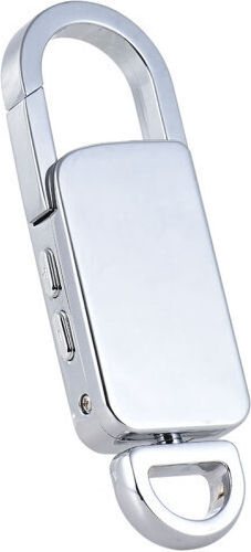 Înregistrător vocal spion cu lanț Iuni Br11 Plus 8gb Mp3 Player Silver