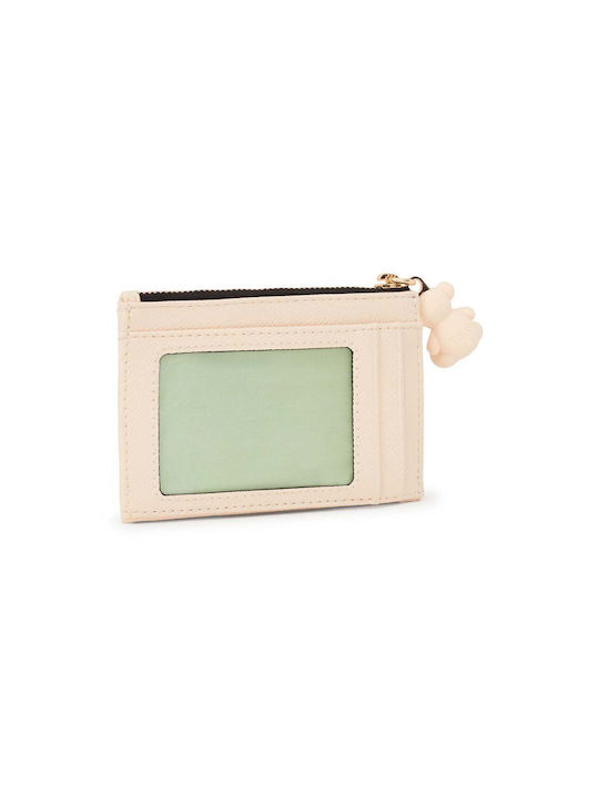 Tous Small Women's Wallet Cards Beige