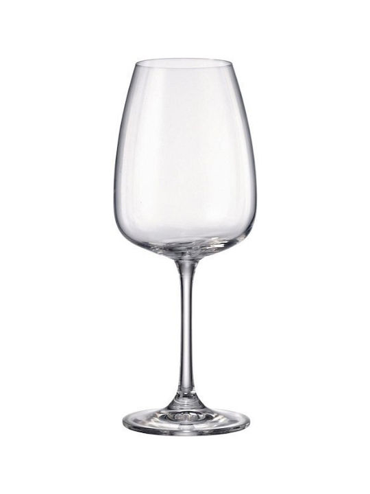 Bohemia Set of Glasses for White Wine made of Crystal 8pcs