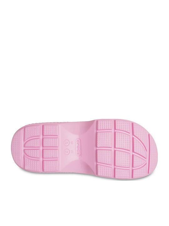 Stomp Women's Platform Slides Pink