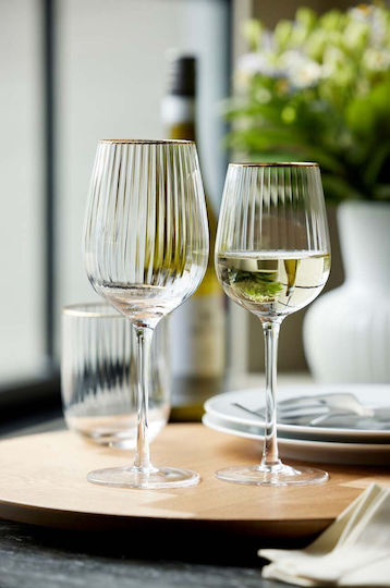 Lyngby Σετ Ποτήρια για Λευκό Κρασί από Γυαλί 400ml 4τμχ