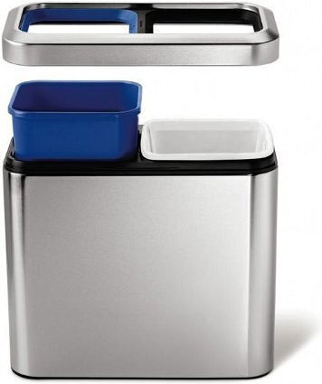 Simplehuman Inox Γκρι 20lt Simplehuman Inox Γκρι 20lt