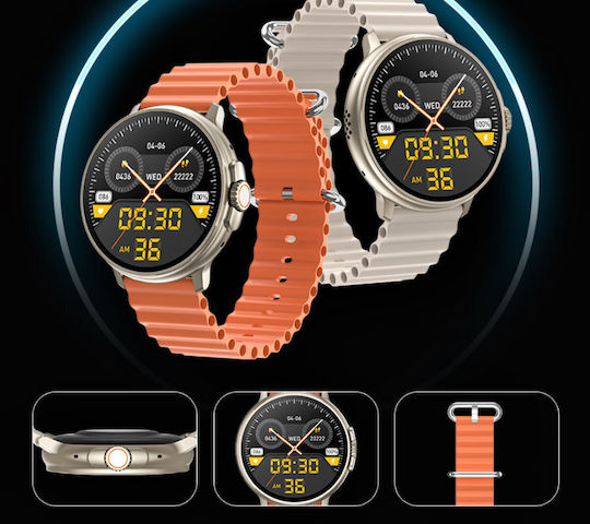 Rubicon RNCF15 Smartwatch (Γκρι)