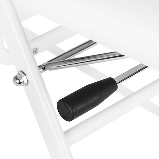Prestige Scaun pentru cosmetică Alb cu Înălțime Reglabilă