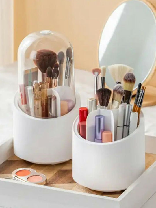 Cosmetics Organization Box With White Dividers