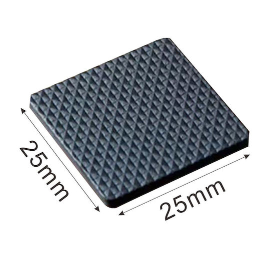 Tpster Τσοχάκια Τετράγωνα με Αυτοκόλλητο 25x25mm 18τμχ 34735
