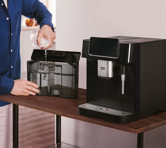 Beko Αυτόματη Μηχανή Espresso 1350W Πίεσης 19bar με Μύλο Άλεσης Μαύρη CEG7302B