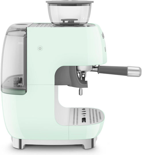 Smeg Automatic Espresso Machine 1650W Pressure 20bar with Grinder Green EGF03PGEU