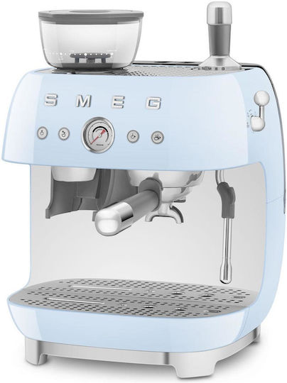 Smeg Automat de Espresso 1650W Presiune 20bar Albastră EGF03PBEU