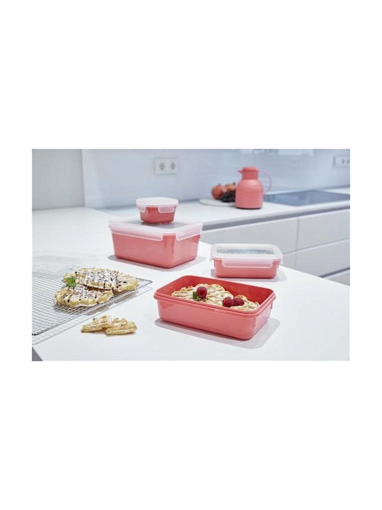 Tefal Master Seal Colour Σετ Δοχεία Φαγητού Πλαστικά Ροζ 4τμχ