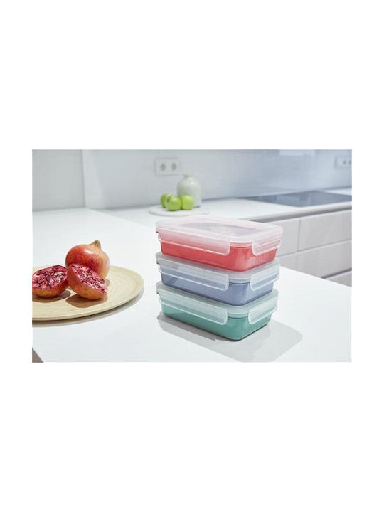 Tefal Master Seal Colour Σετ Δοχεία Φαγητού Πλαστικά Ροζ 4τμχ