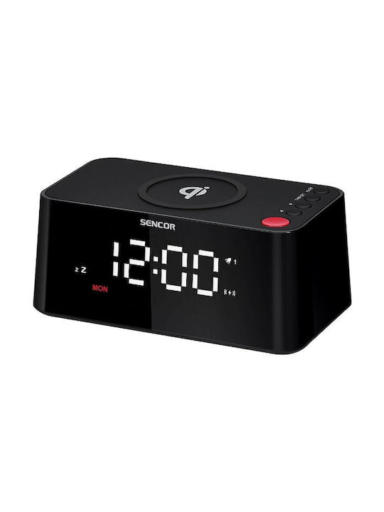 Sencor Tabletop Digital Clock with Alarm & Wireless Charging SDC 7600 Qi