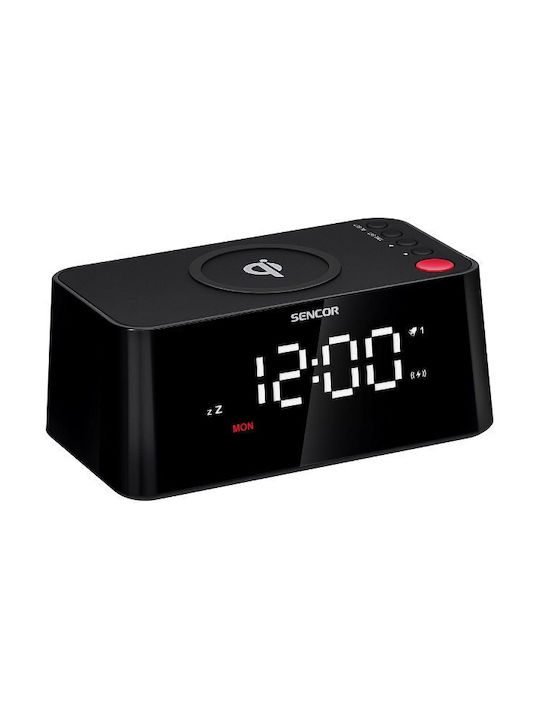Sencor Tisch-Digitaluhr mit Wecker & kabellosem Laden SDC 7600 Qi
