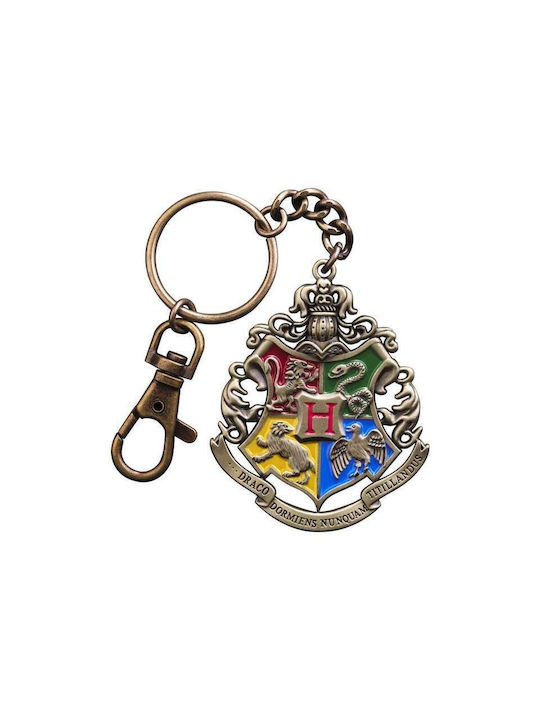 The Noble Collection Handmade Keychain Wallet Collection Hogwarts Metallic Red