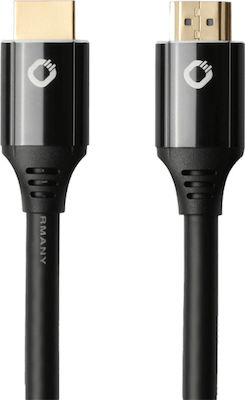 Oehlbach Magic Mkii Cable HDMI male - HDMI male 0.75m Μαύρο