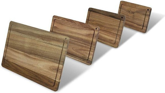 Lamart Плот за рязане Дърво Кафяв 28x20см 1бр