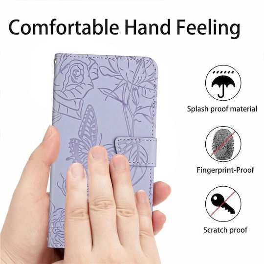 Butterfly Wallet Μωβ (Honor 200 Lite 5G)