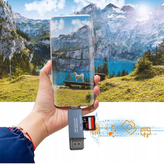 Zenwire Card Reader USB 3.0 Type-C για SD